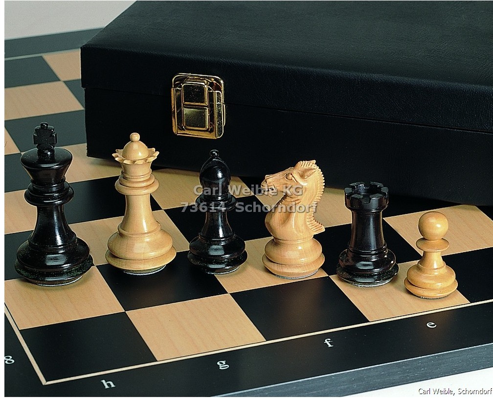 Schachfiguren 'Grand Master' - exklusive Schachfigure